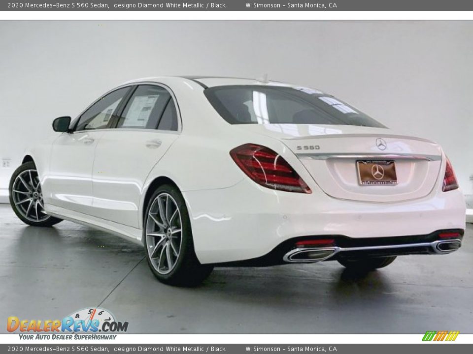 2020 Mercedes-Benz S 560 Sedan designo Diamond White Metallic / Black Photo #2
