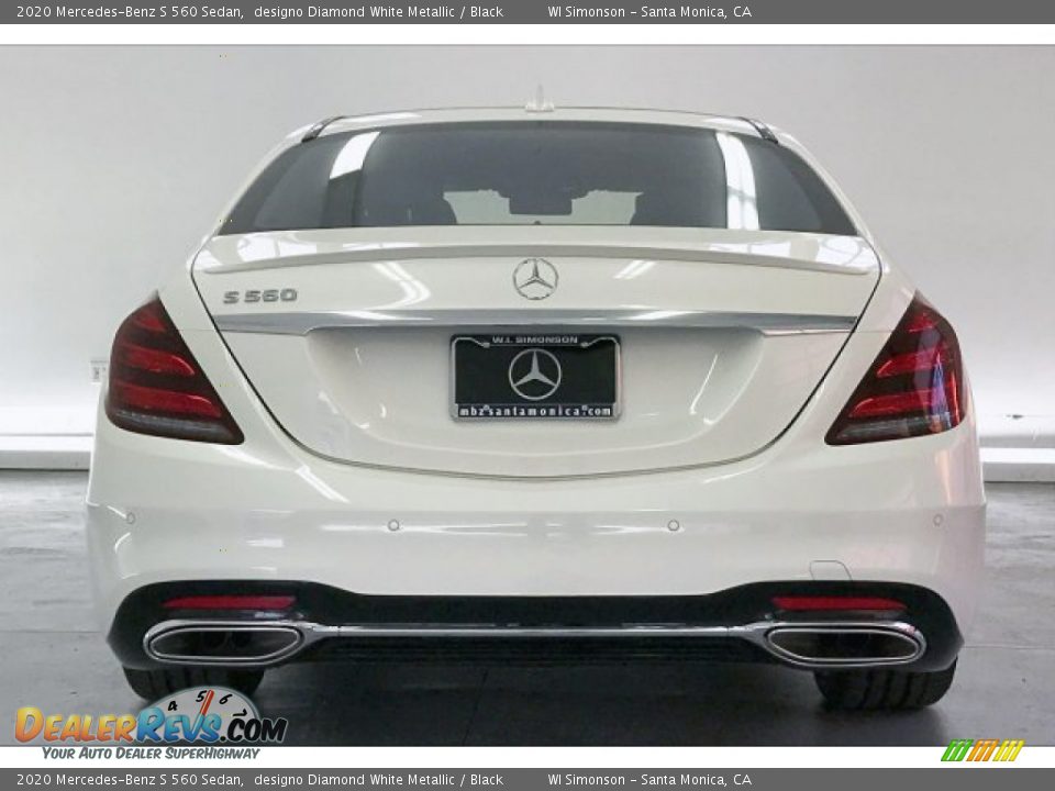 2020 Mercedes-Benz S 560 Sedan designo Diamond White Metallic / Black Photo #3
