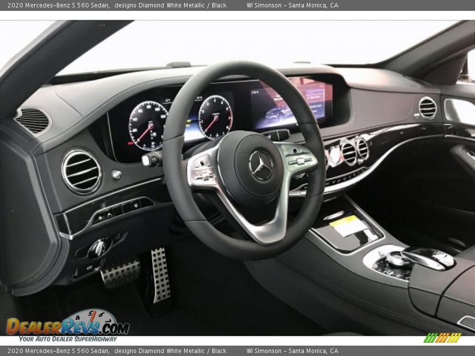2020 Mercedes-Benz S 560 Sedan designo Diamond White Metallic / Black Photo #4