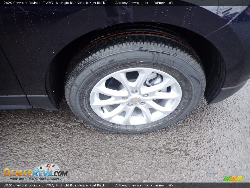 2020 Chevrolet Equinox LT AWD Midnight Blue Metallic / Jet Black Photo #2