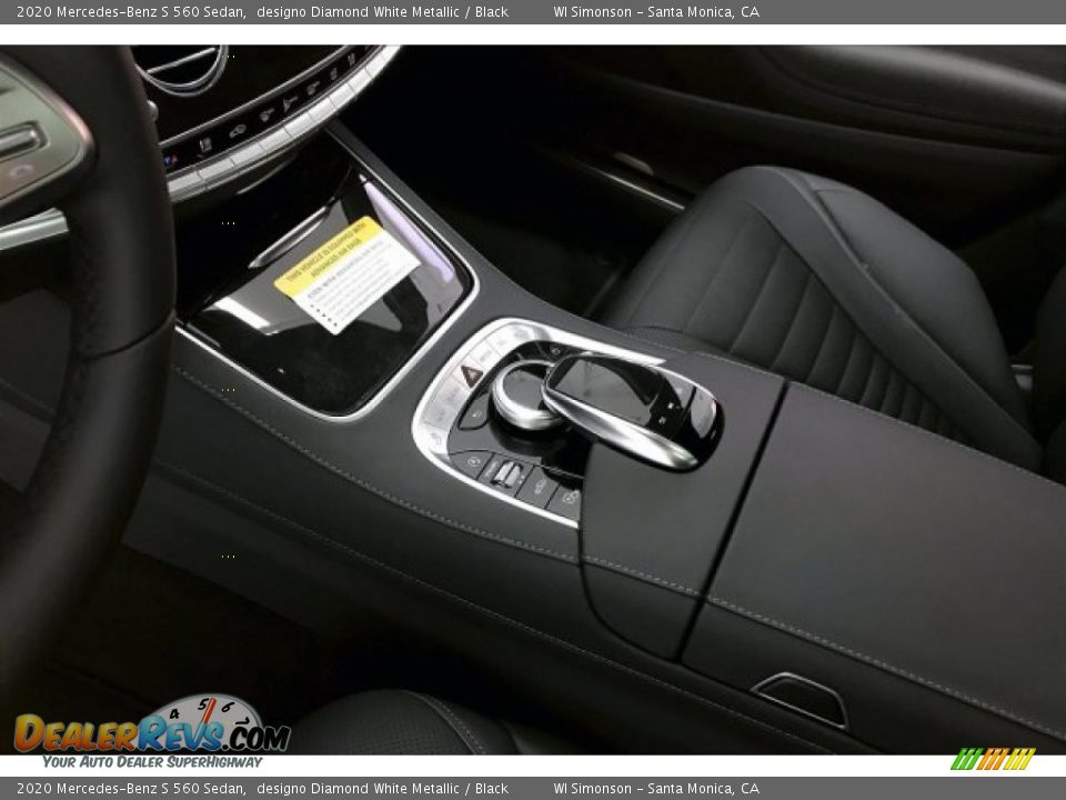 2020 Mercedes-Benz S 560 Sedan designo Diamond White Metallic / Black Photo #7
