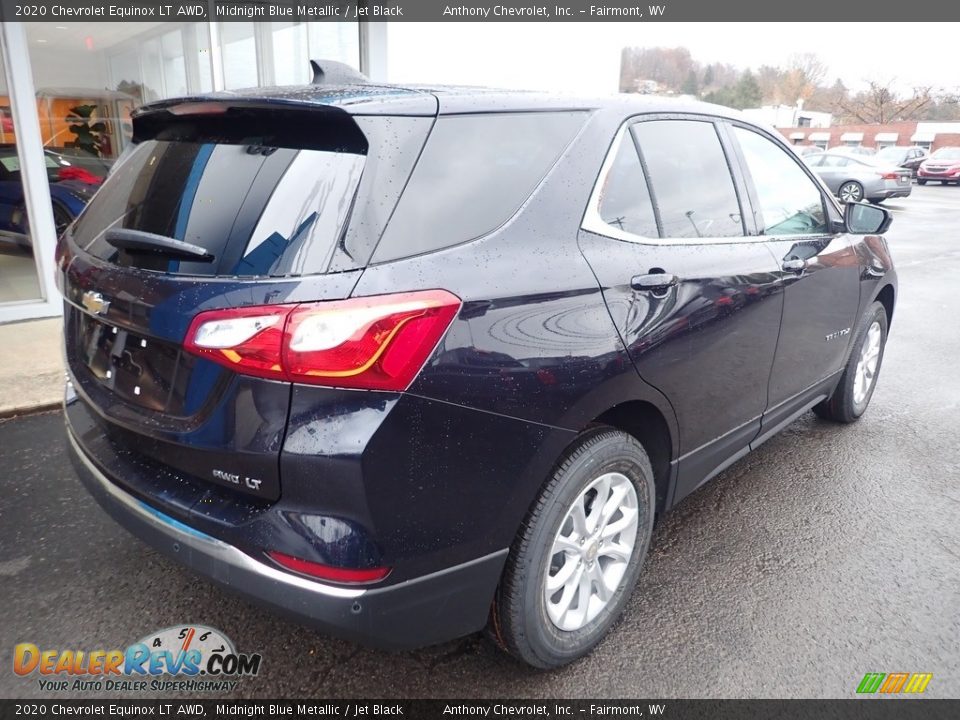 2020 Chevrolet Equinox LT AWD Midnight Blue Metallic / Jet Black Photo #4