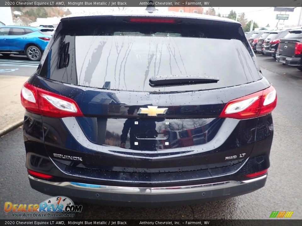 2020 Chevrolet Equinox LT AWD Midnight Blue Metallic / Jet Black Photo #5