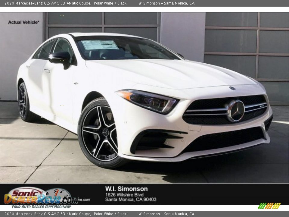 2020 Mercedes-Benz CLS AMG 53 4Matic Coupe Polar White / Black Photo #1