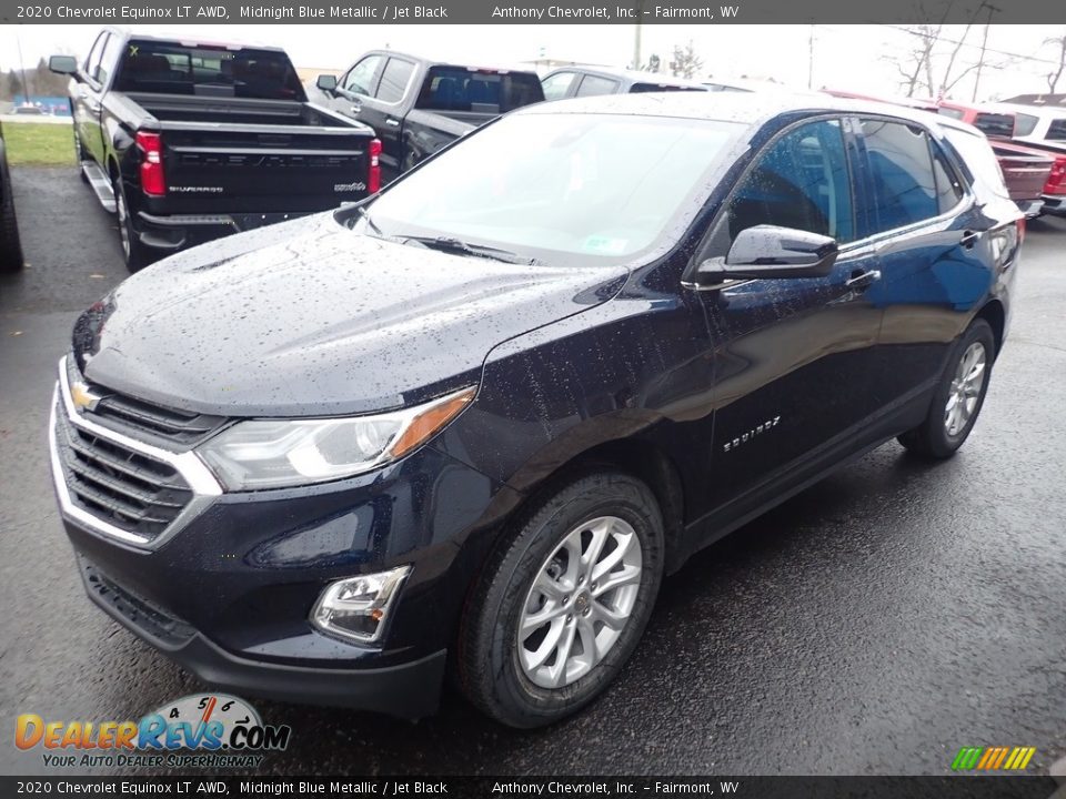 2020 Chevrolet Equinox LT AWD Midnight Blue Metallic / Jet Black Photo #8