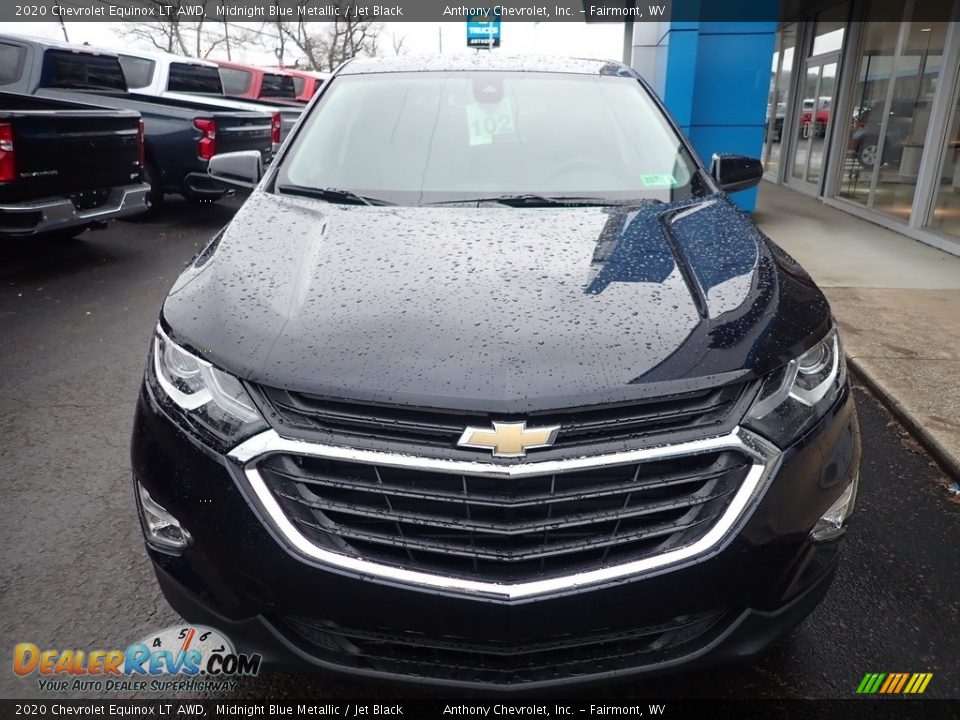 2020 Chevrolet Equinox LT AWD Midnight Blue Metallic / Jet Black Photo #9