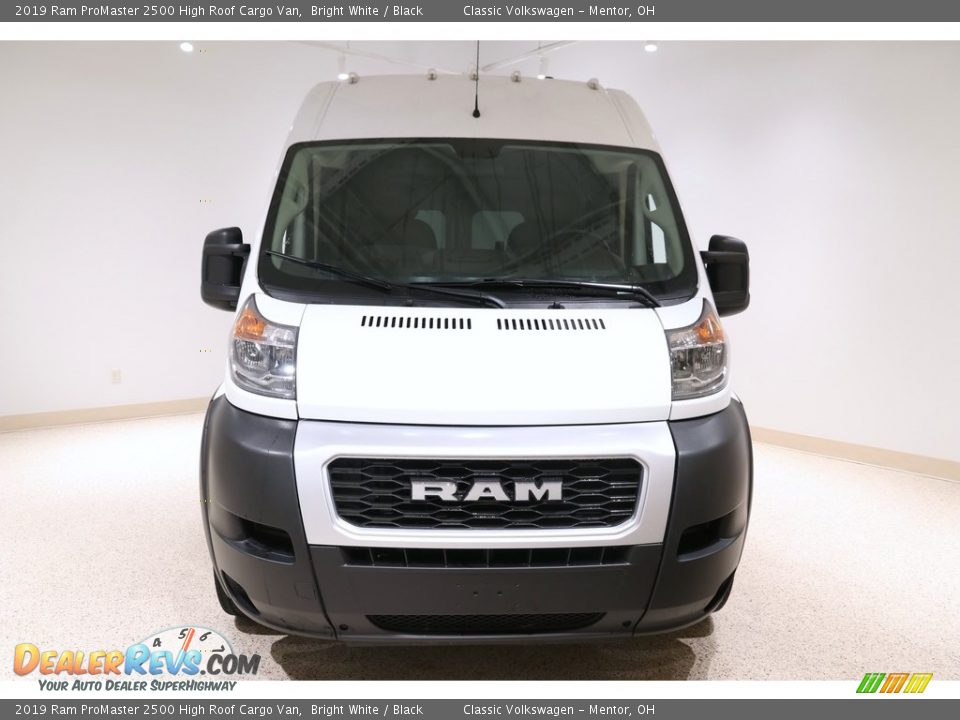 2019 Ram ProMaster 2500 High Roof Cargo Van Bright White / Black Photo #2
