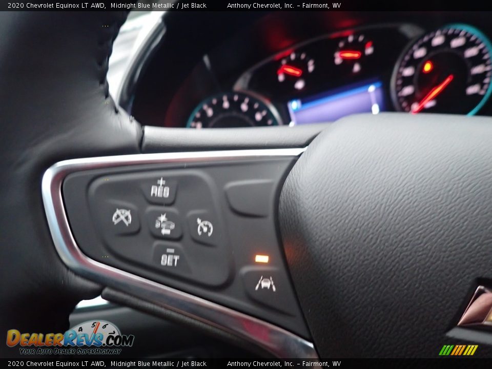 2020 Chevrolet Equinox LT AWD Midnight Blue Metallic / Jet Black Photo #19