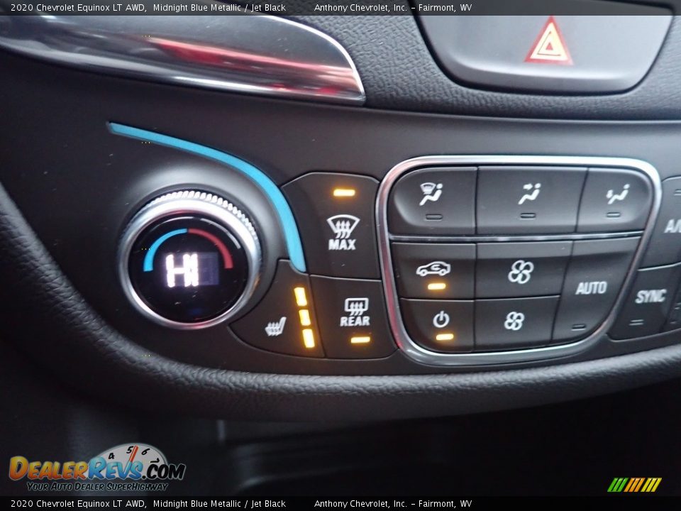 2020 Chevrolet Equinox LT AWD Midnight Blue Metallic / Jet Black Photo #20