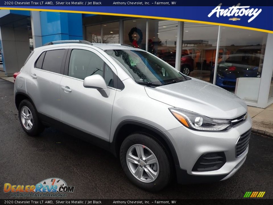 2020 Chevrolet Trax LT AWD Silver Ice Metallic / Jet Black Photo #1