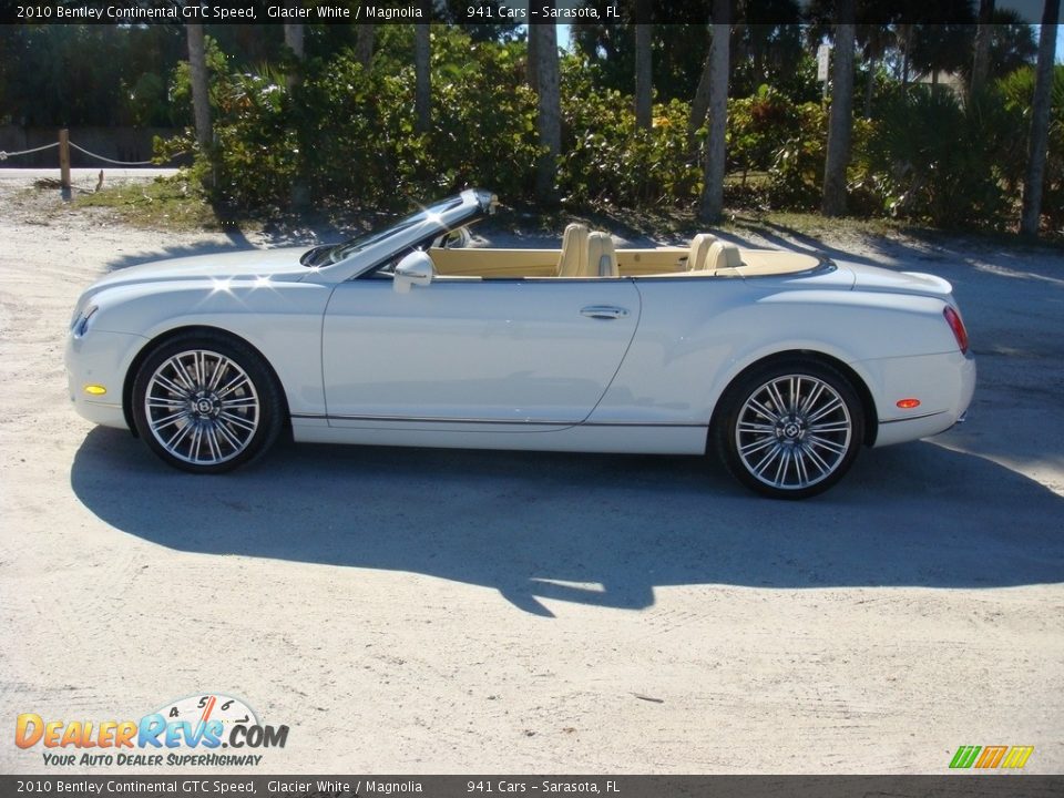 2010 Bentley Continental GTC Speed Glacier White / Magnolia Photo #4