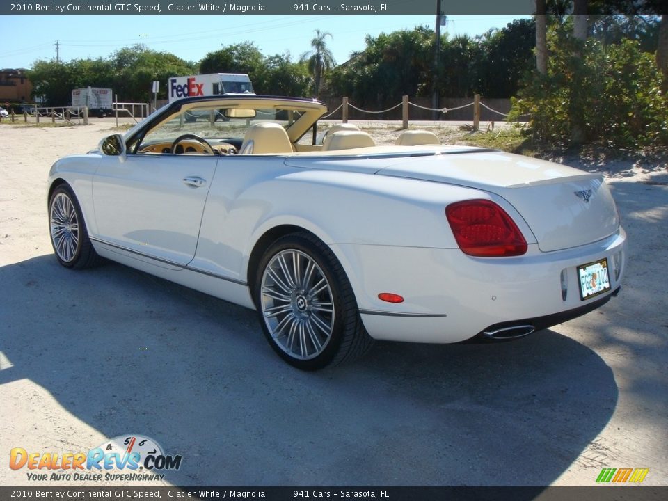 2010 Bentley Continental GTC Speed Glacier White / Magnolia Photo #5