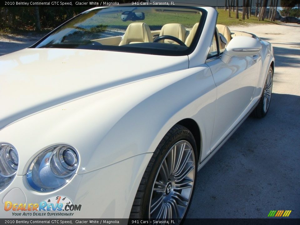 2010 Bentley Continental GTC Speed Glacier White / Magnolia Photo #10