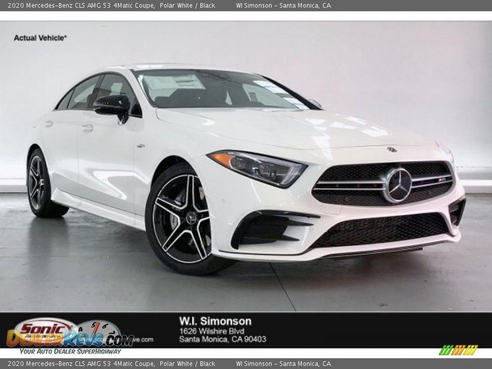 2020 Mercedes-Benz CLS AMG 53 4Matic Coupe Polar White / Black Photo #1