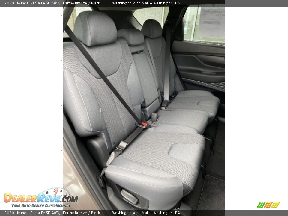 Rear Seat of 2020 Hyundai Santa Fe SE AWD Photo #25