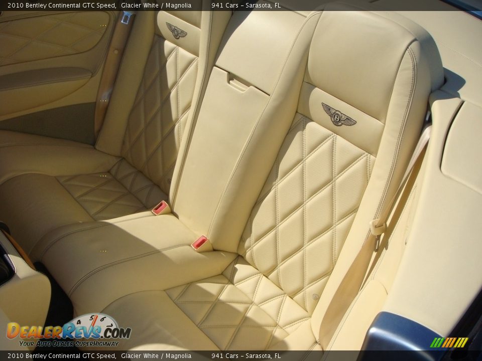 Rear Seat of 2010 Bentley Continental GTC Speed Photo #13