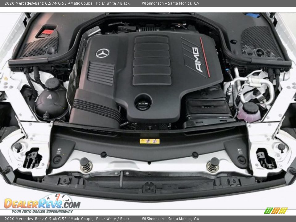 2020 Mercedes-Benz CLS AMG 53 4Matic Coupe Polar White / Black Photo #9