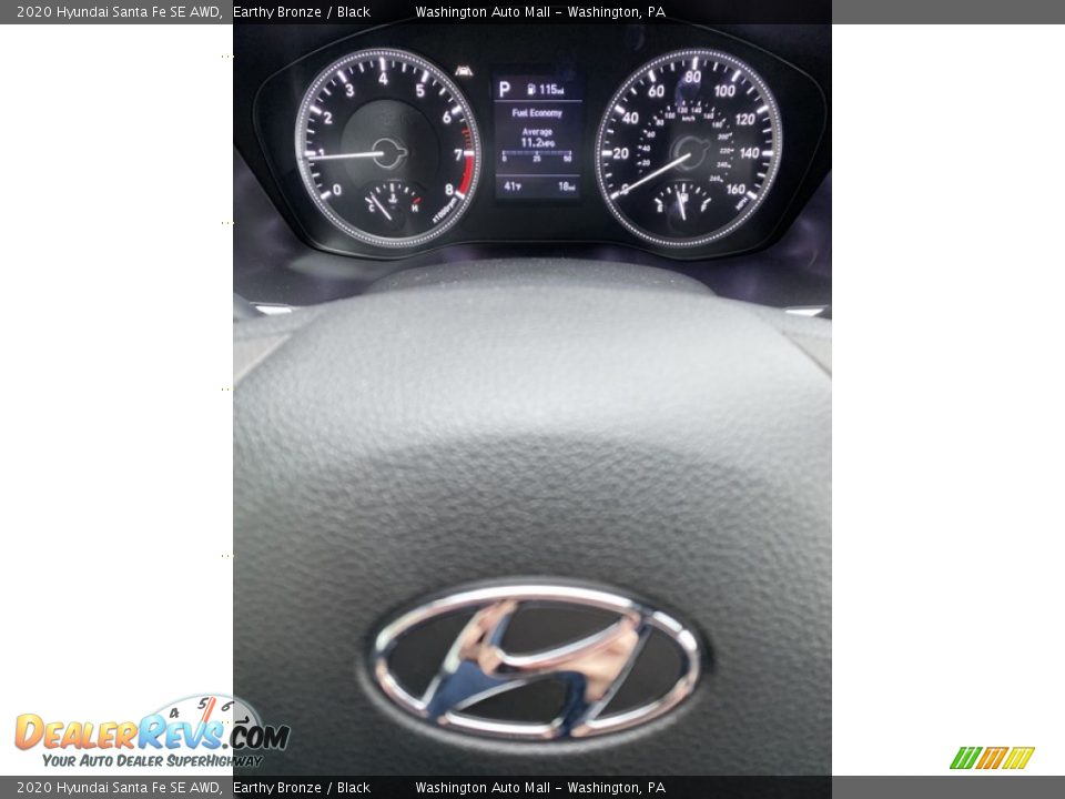 2020 Hyundai Santa Fe SE AWD Gauges Photo #31