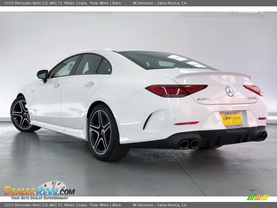 2020 Mercedes-Benz CLS AMG 53 4Matic Coupe Polar White / Black Photo #10
