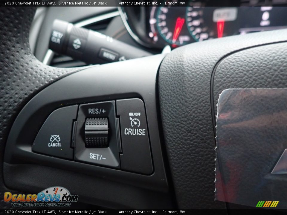 2020 Chevrolet Trax LT AWD Silver Ice Metallic / Jet Black Photo #17