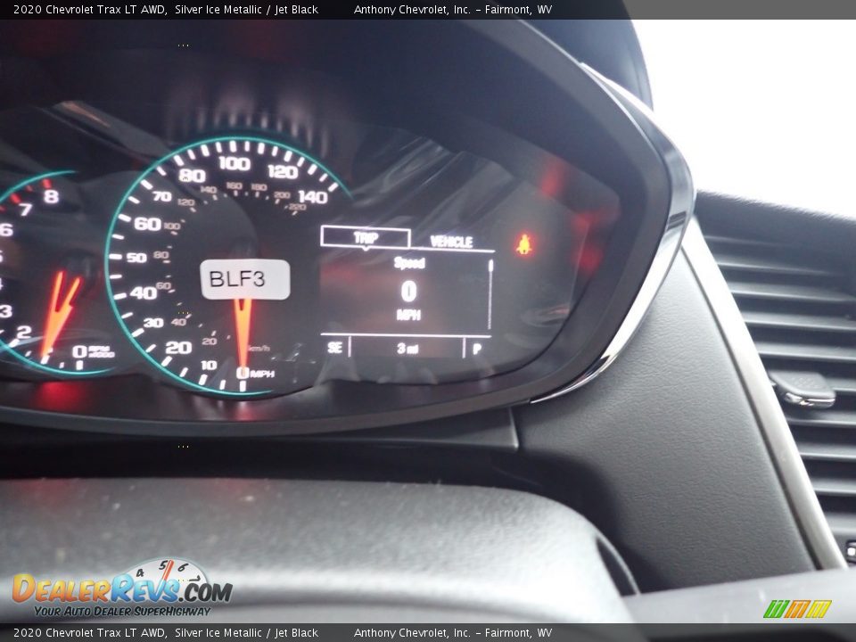 2020 Chevrolet Trax LT AWD Silver Ice Metallic / Jet Black Photo #18