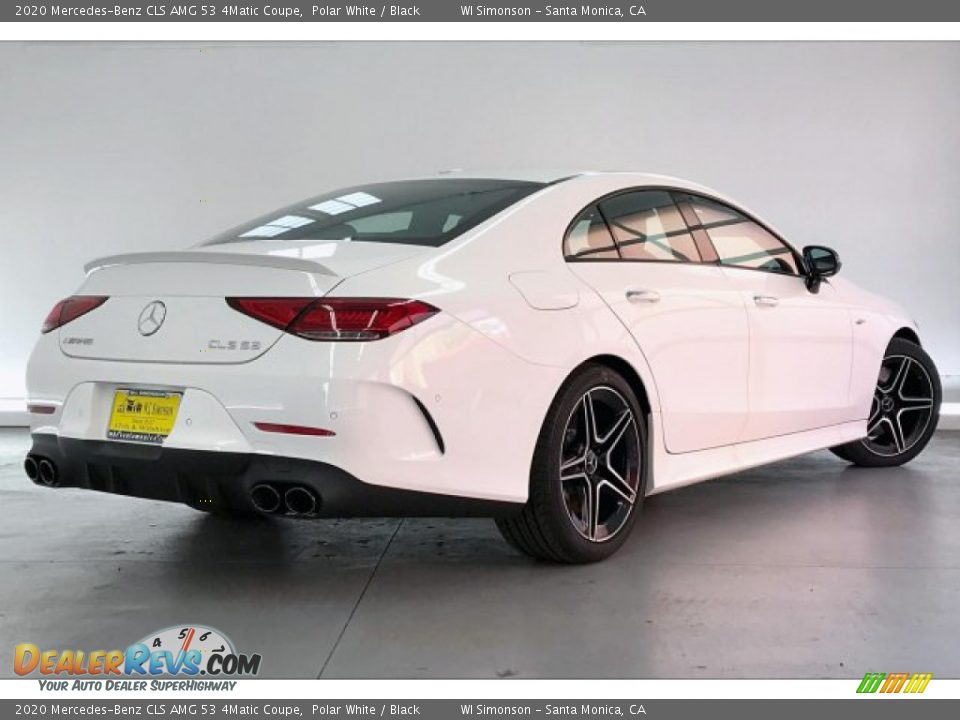 2020 Mercedes-Benz CLS AMG 53 4Matic Coupe Polar White / Black Photo #16