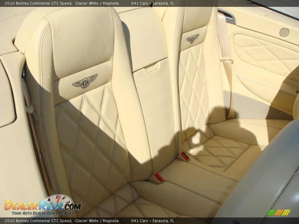 Rear Seat of 2010 Bentley Continental GTC Speed Photo #20