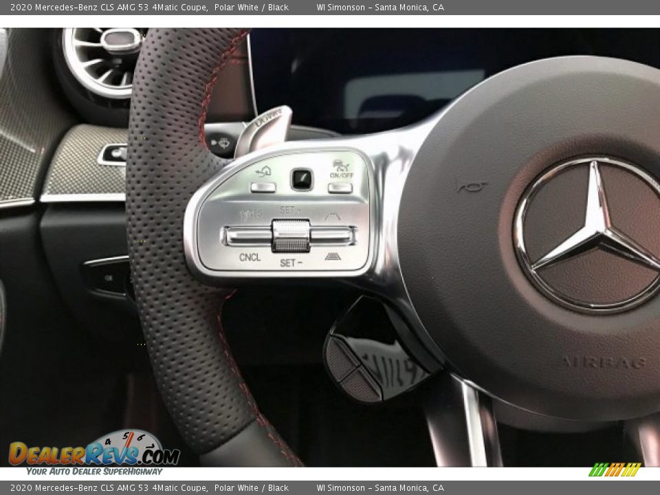 2020 Mercedes-Benz CLS AMG 53 4Matic Coupe Polar White / Black Photo #18