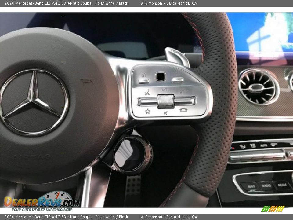 2020 Mercedes-Benz CLS AMG 53 4Matic Coupe Polar White / Black Photo #19