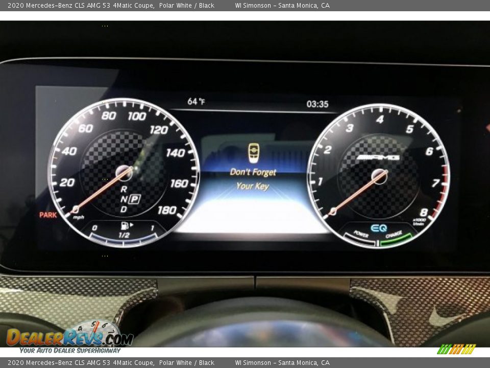 2020 Mercedes-Benz CLS AMG 53 4Matic Coupe Polar White / Black Photo #20