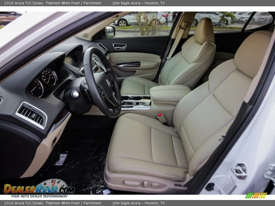 2019 Acura TLX Sedan Platinum White Pearl / Parchment Photo #17