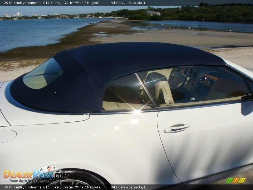 2010 Bentley Continental GTC Speed Glacier White / Magnolia Photo #26
