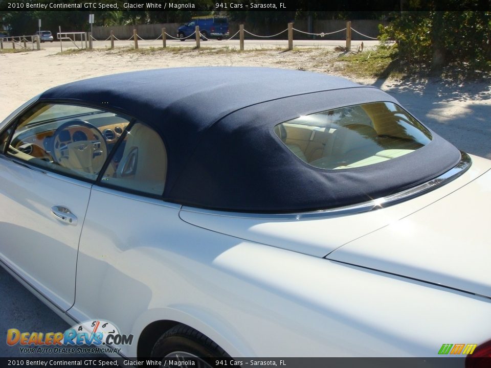 2010 Bentley Continental GTC Speed Glacier White / Magnolia Photo #29