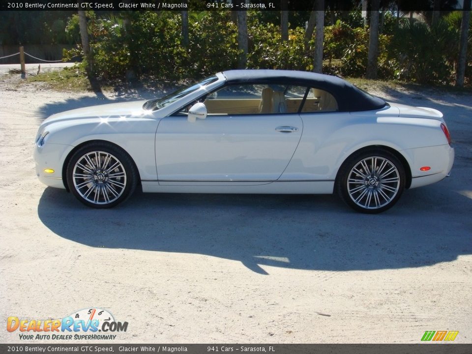 2010 Bentley Continental GTC Speed Glacier White / Magnolia Photo #30