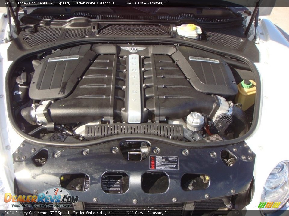 2010 Bentley Continental GTC Speed 6.0 Liter Twin-Turbocharged DOHC 48-Valve VVT W12 Engine Photo #32