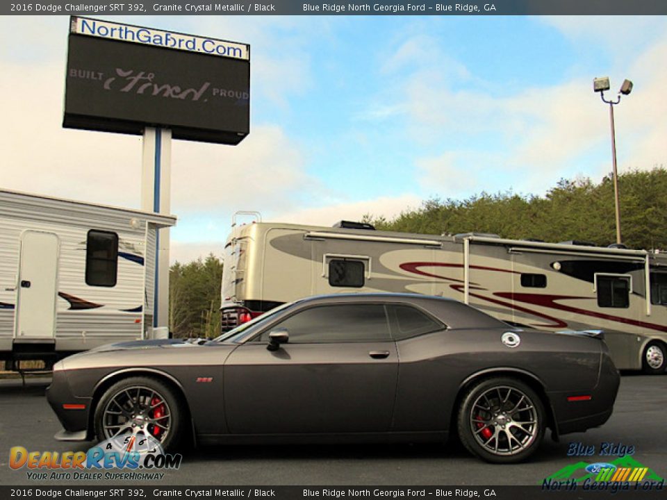 2016 Dodge Challenger SRT 392 Granite Crystal Metallic / Black Photo #2