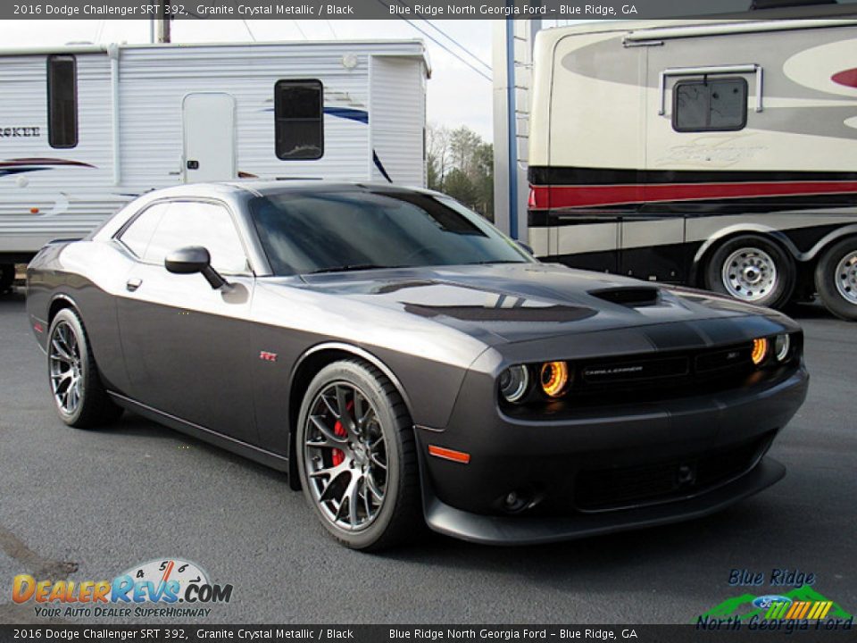 2016 Dodge Challenger SRT 392 Granite Crystal Metallic / Black Photo #7