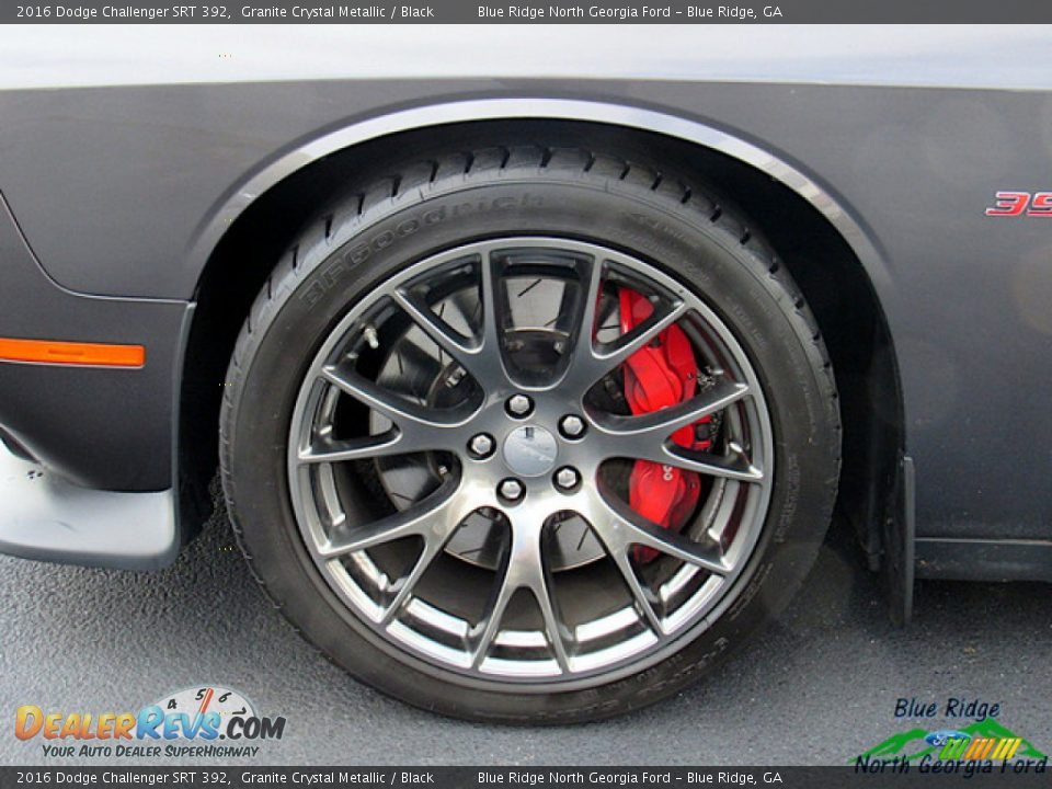 2016 Dodge Challenger SRT 392 Granite Crystal Metallic / Black Photo #9