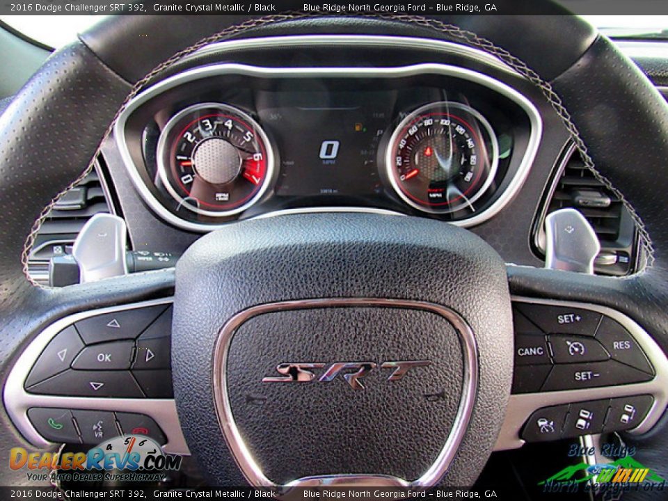 2016 Dodge Challenger SRT 392 Granite Crystal Metallic / Black Photo #16