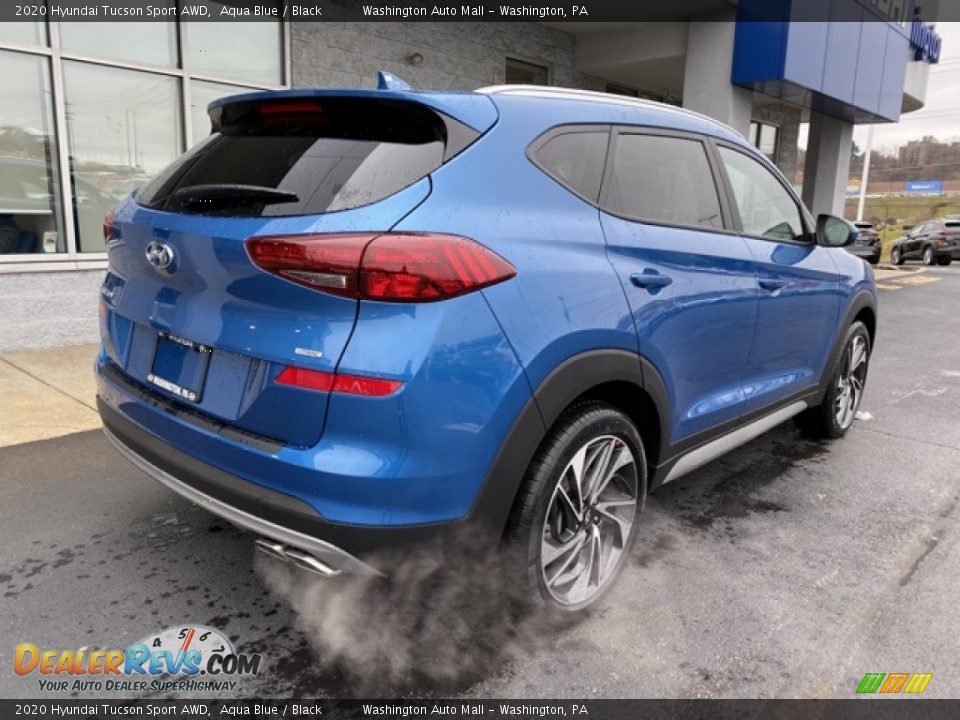 2020 Hyundai Tucson Sport AWD Aqua Blue / Black Photo #4