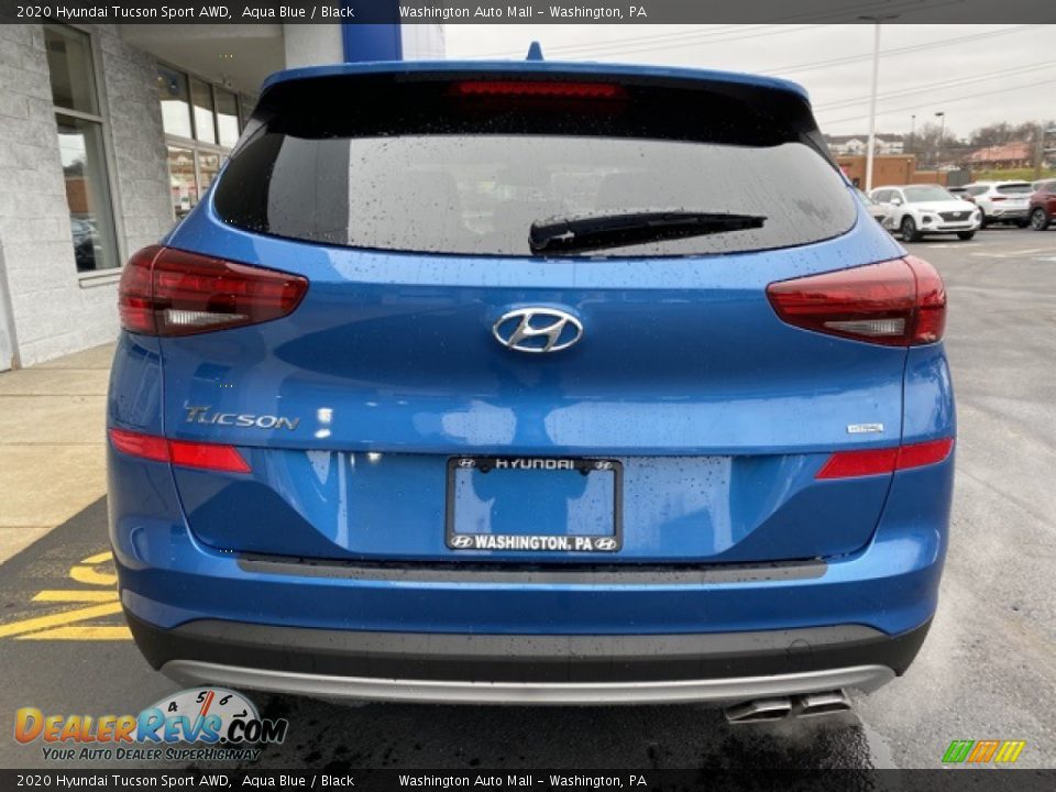 2020 Hyundai Tucson Sport AWD Aqua Blue / Black Photo #5