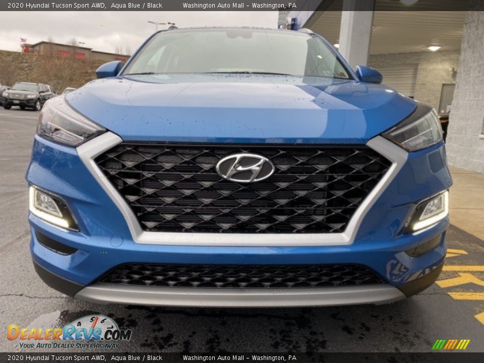 2020 Hyundai Tucson Sport AWD Aqua Blue / Black Photo #8