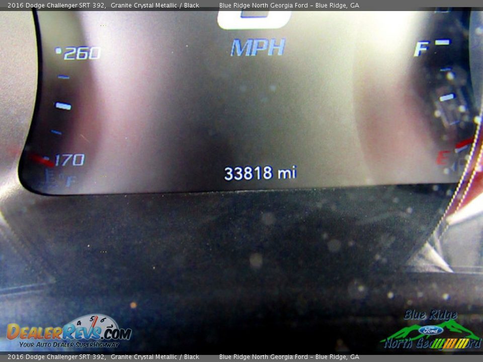 2016 Dodge Challenger SRT 392 Granite Crystal Metallic / Black Photo #23