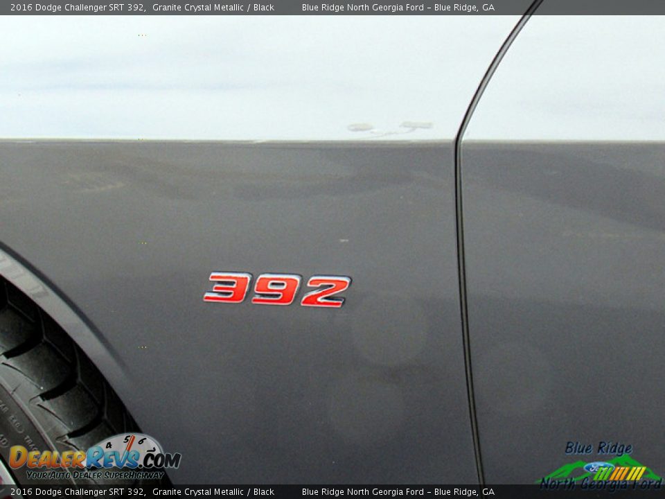 2016 Dodge Challenger SRT 392 Granite Crystal Metallic / Black Photo #35