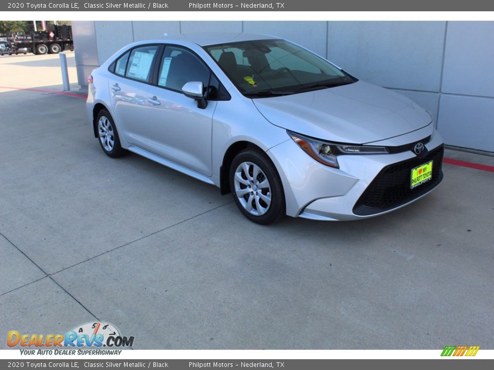2020 Toyota Corolla LE Classic Silver Metallic / Black Photo #2