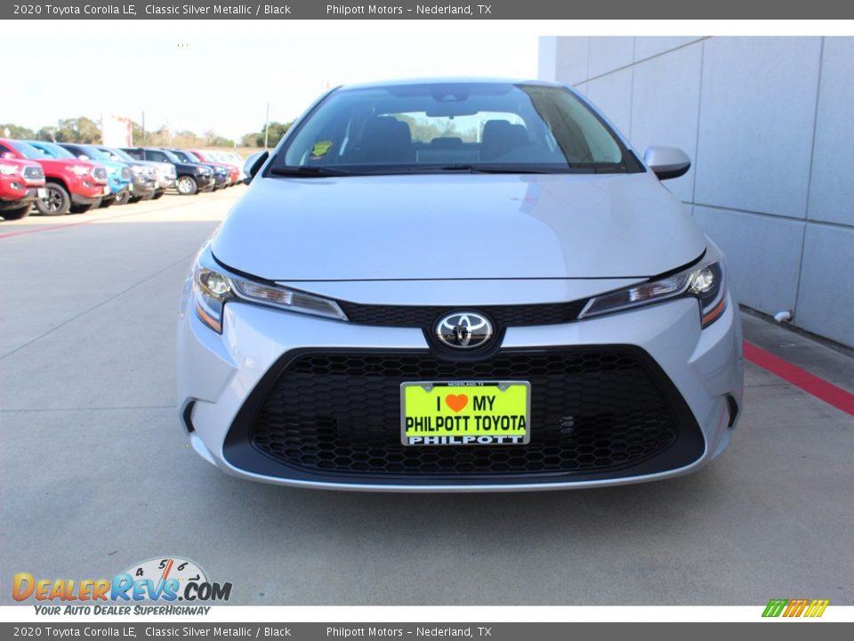 2020 Toyota Corolla LE Classic Silver Metallic / Black Photo #3
