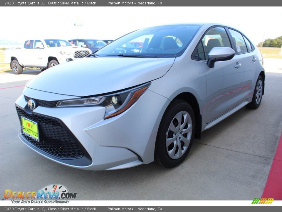 2020 Toyota Corolla LE Classic Silver Metallic / Black Photo #4