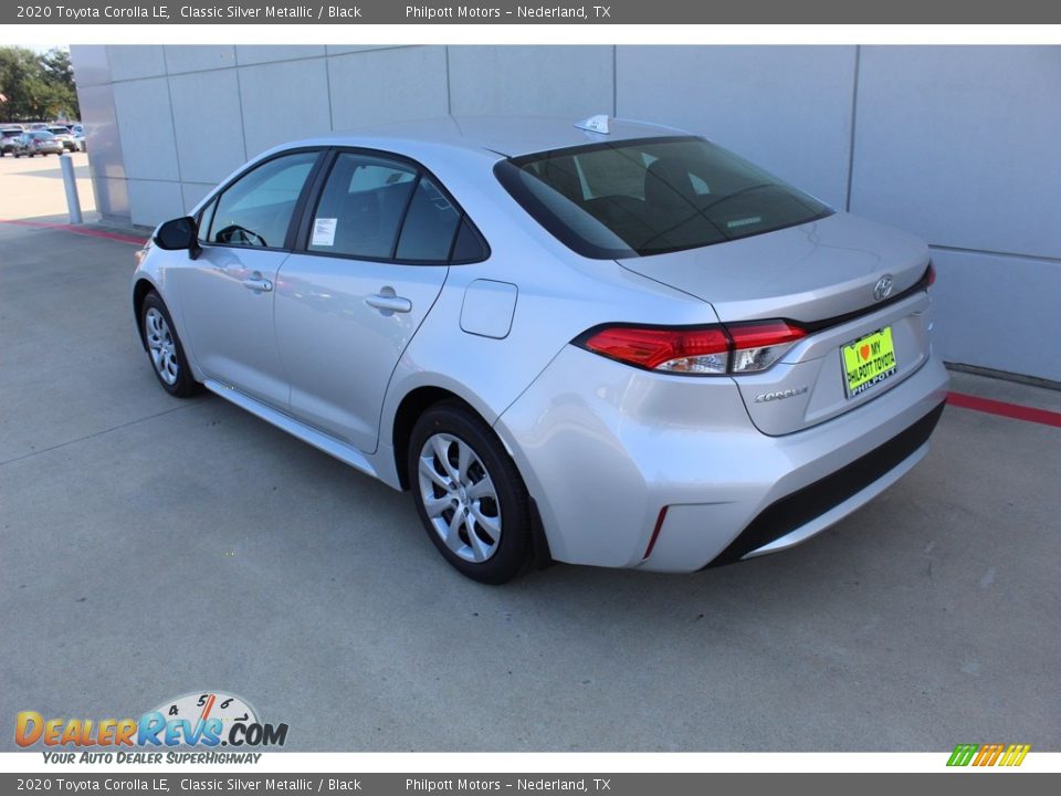 2020 Toyota Corolla LE Classic Silver Metallic / Black Photo #6