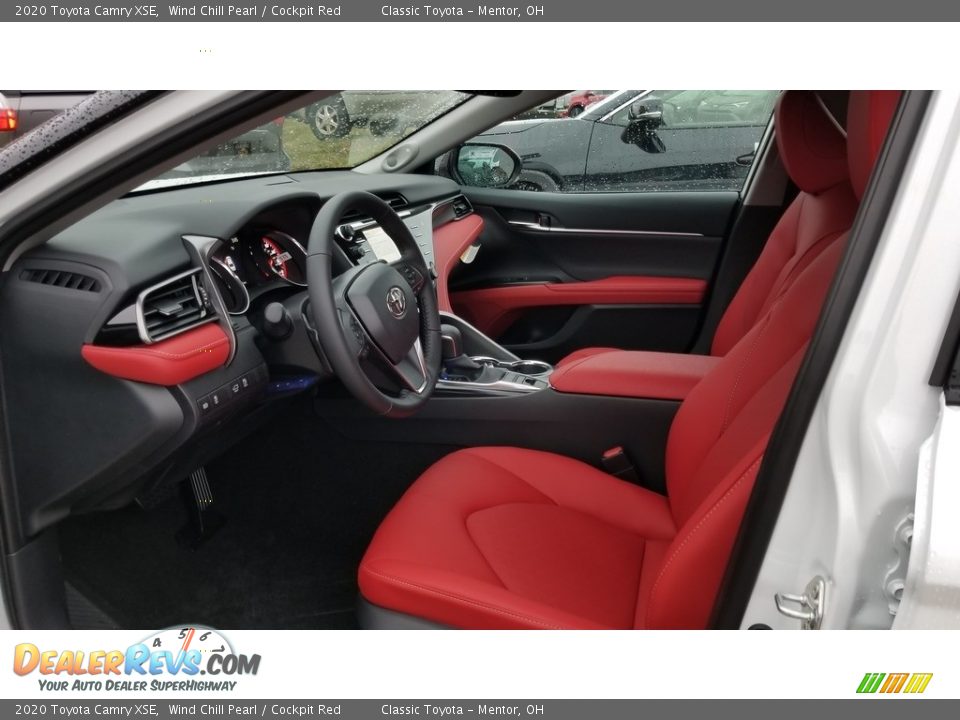 Cockpit Red Interior - 2020 Toyota Camry XSE Photo #2