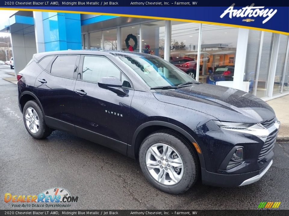 2020 Chevrolet Blazer LT AWD Midnight Blue Metallic / Jet Black Photo #1